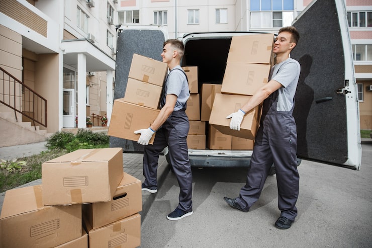 Umzugsunternehmen Frankfurt beim sicheren Verpacken von Umzugskartons